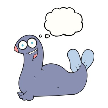 düşünce kabarcık karikatür mühür