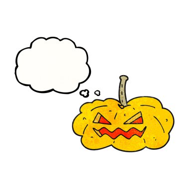 dokulu kabarcık düşündüm Cadılar Bayramı Balkabağı çizgi film