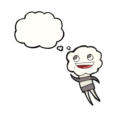 kabarcık karikatür şirin bulut baş yaratık sanıyordum