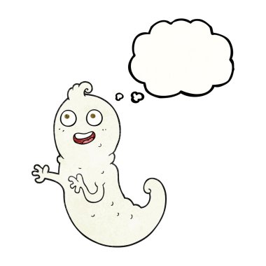 kabarcık dokulu karikatür Hayalet sandım