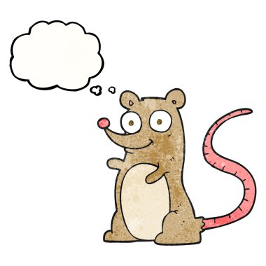 kabarcık dokulu karikatür fare sanıyordum