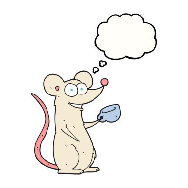 kabarcık karikatür fare ile çay sanıyordum