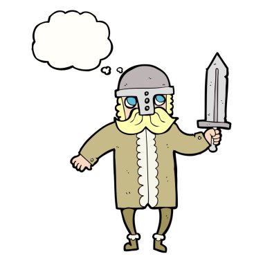 kabarcık karikatür Sakson savaşçısı sanıyordum