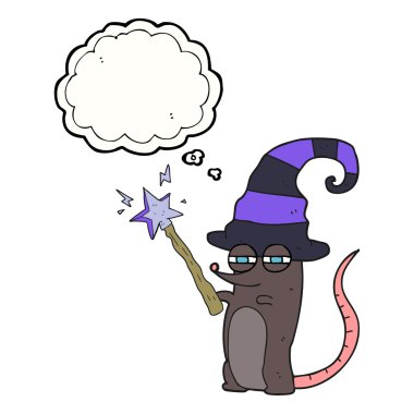 kabarcık karikatür sihirli cadı fare sanıyordum