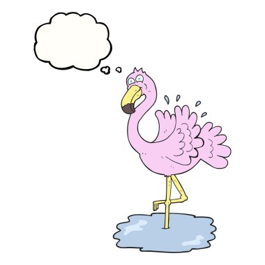 kabarcık karikatür flamingo sanıyordum
