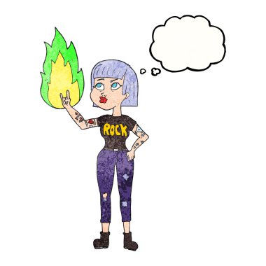 kabarcık dokulu karikatür kaya kız sanıyordum