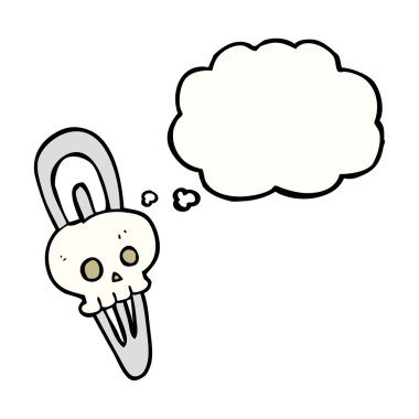 kabarcık karikatür kafatası hairclip sanıyordum