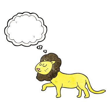 kabarcık dokulu karikatür aslan sanıyordum