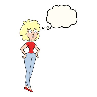 kabarcık karikatür sürpriz kadın sanıyordum