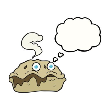 kabarcık karikatür sıcak pasta sanıyordum