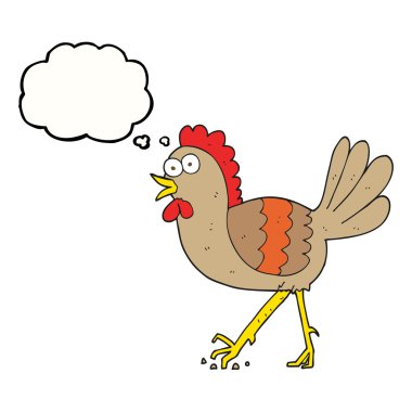 kabarcık karikatür tavuk sanıyordum