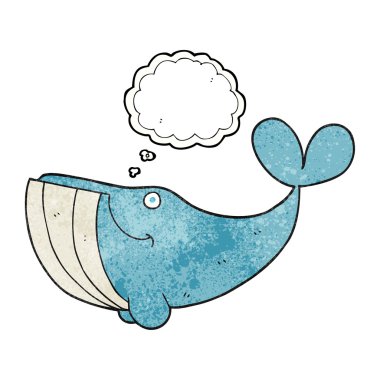 kabarcık dokulu karikatür mutlu balina sanıyordum