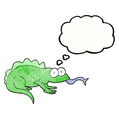 kabarcık dokulu karikatür kertenkele sanıyordum