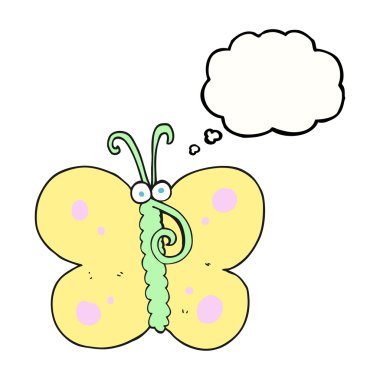 kabarcık karikatür kelebek sanıyordum