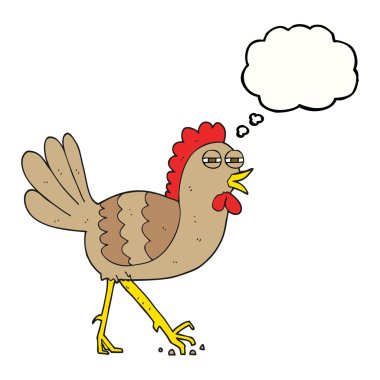 kabarcık karikatür tavuk sanıyordum