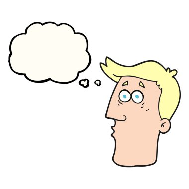 kabarcık karikatür erkek yüz sanıyordum