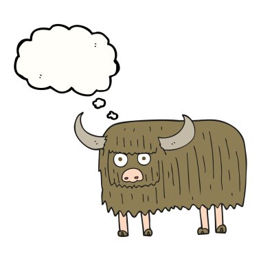 kabarcık karikatür kıllı inek sanıyordum