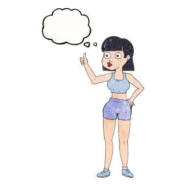 kabarcık dokulu karikatür jimnastik salonu kadın sanıyordum