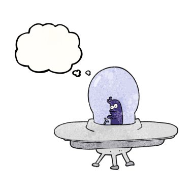 kabarcık dokulu karikatür uçan daire sanıyordum