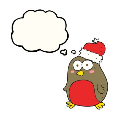 düşünce kabarcık karikatür robin