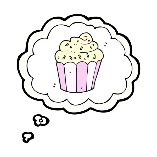 思想泡沫卡通蛋糕 — 图库矢量图片