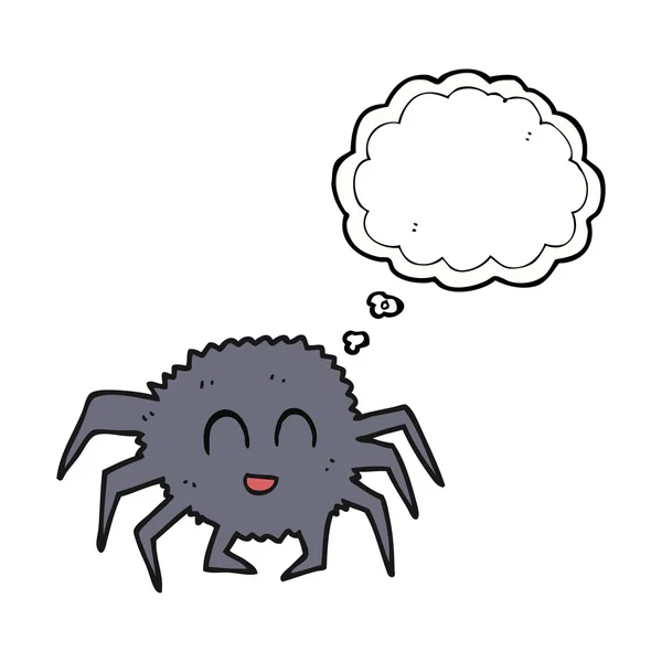 Myšlenka bubliny cartoon spider — Stockový vektor