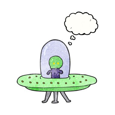 kabarcık dokulu karikatür uçan daire sanıyordum