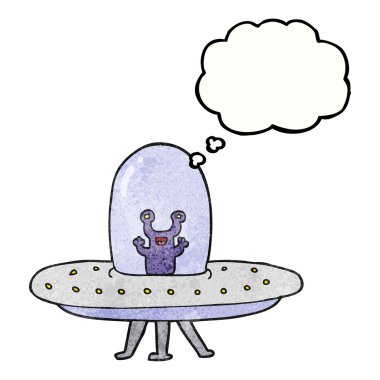 kabarcık dokulu karikatür uçan daire sanıyordum