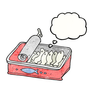 sardalya düşünce balonu dokulu çizgi film olabilir