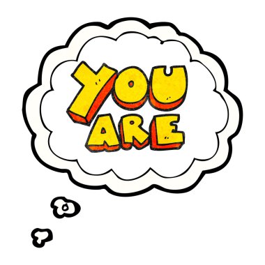 kabarcık dokulu karikatür metin olduğunu sanıyordum