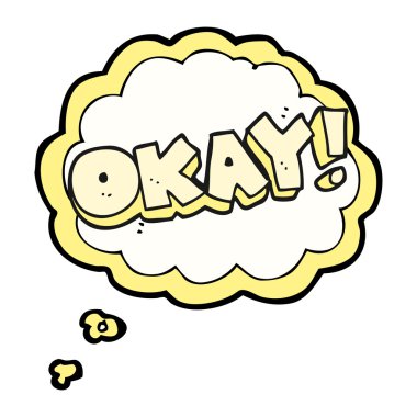 kabarcık karikatür Tamam sembol sanıyordum