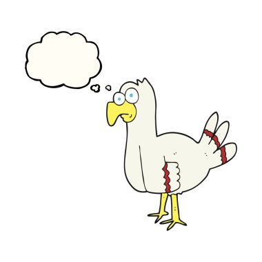 düşünce kabarcık karikatür kuş