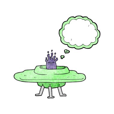 kabarcık dokulu karikatür uçan daire sanıyordum