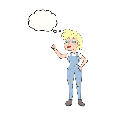 kabarcık karikatür emin çiftçi kadın sanıyordum