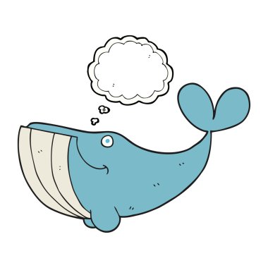 kabarcık karikatür mutlu balina sanıyordum