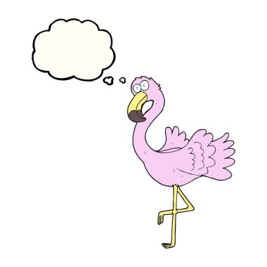 kabarcık karikatür flamingo sanıyordum