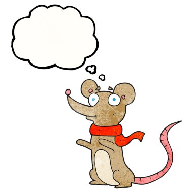 kabarcık dokulu karikatür fare sanıyordum