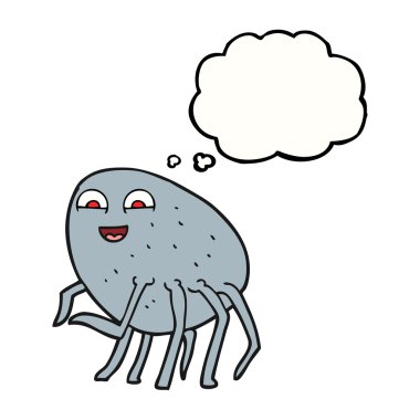 düşünce kabarcık karikatür kene