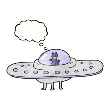 kabarcık dokulu karikatür uçan daire sanıyordum