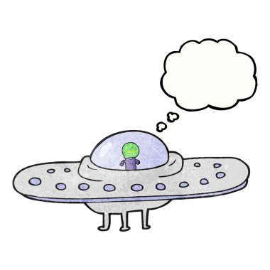 kabarcık dokulu karikatür uçan daire sanıyordum