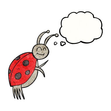 kabarcık dokulu karikatür uğur böceği sanıyordum