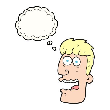 düşünce balonu şok adam çizgi film