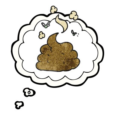 kabarcık dokulu karikatür brüt kaka sanıyordum