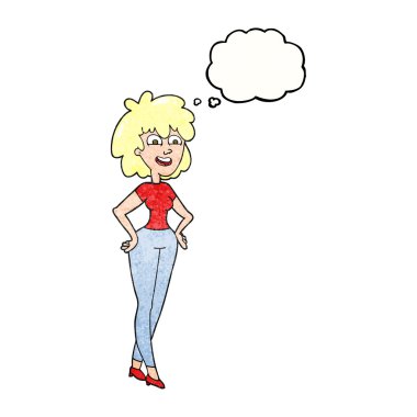 kabarcık dokulu karikatür sürpriz kadın sanıyordum