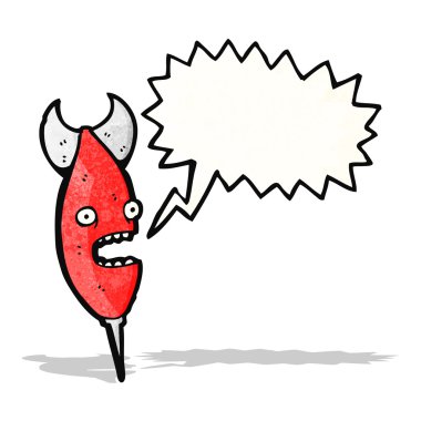 Konuşma baloncuklu çizgi film bombası