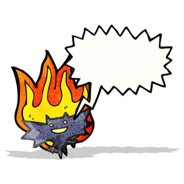 karikatür vampir yarasa