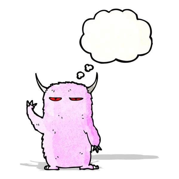 粉红色卡通怪物 — 图库矢量图片
