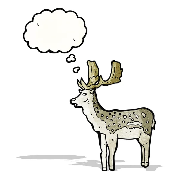 Karikatür geyik — Stok Vektör