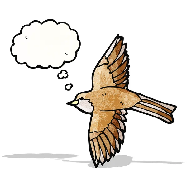 Ilustracja latający ptak — Wektor stockowy