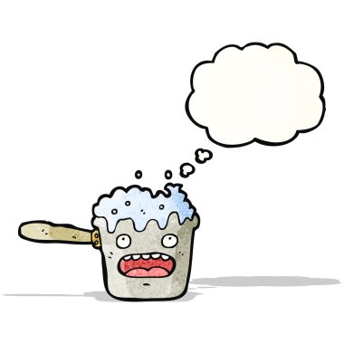 çizgi film sıcak mutfak pan